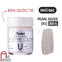 Màu vẽ Poster PENTEL hũ lớn (30ml) học vẽ trang trí màu, luyện thi kiến trúc mỹ thuật