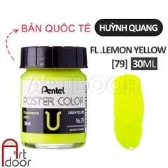 Màu vẽ Poster PENTEL hũ lớn (30ml) học vẽ trang trí màu, luyện thi kiến trúc mỹ thuật