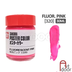 Màu vẽ Poster SAKURA hũ lớn (30ml) học vẽ trang trí màu, luyện thi kiến trúc mỹ thuật, pha cùng pentel poster