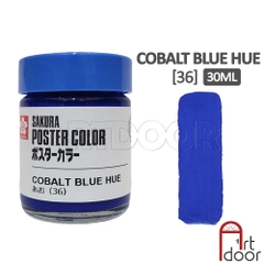 Màu vẽ Poster SAKURA hũ lớn (30ml) học vẽ trang trí màu, luyện thi kiến trúc mỹ thuật, pha cùng pentel poster