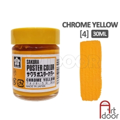 Màu vẽ Poster SAKURA hũ lớn (30ml) học vẽ trang trí màu, luyện thi kiến trúc mỹ thuật, pha cùng pentel poster