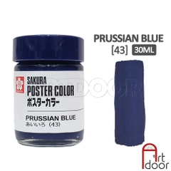 Màu vẽ Poster SAKURA hũ lớn (30ml) học vẽ trang trí màu, luyện thi kiến trúc mỹ thuật, pha cùng pentel poster