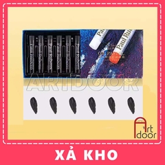 Màu vẽ Sáp Dầu họa sĩ PAUL RUBENS mềm đắp nổi - Thỏi Đen (6 cây) - [xả kho]