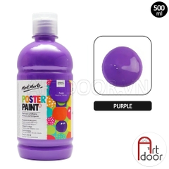 Màu vẽ Poster Paint MONT MARTE Hũ (500ml) luyện thi vẽ trang trí màu, học vẽ, tô tượng