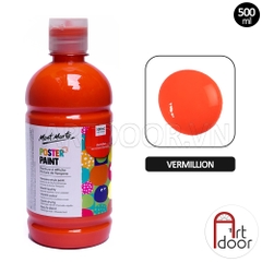 Màu vẽ Poster Paint MONT MARTE Hũ (500ml) luyện thi vẽ trang trí màu, học vẽ, tô tượng