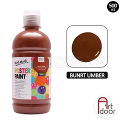 Màu vẽ Poster Paint MONT MARTE Hũ (500ml) luyện thi vẽ trang trí màu, học vẽ, tô tượng