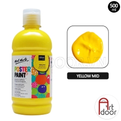 Màu vẽ Poster Paint MONT MARTE Hũ (500ml) luyện thi vẽ trang trí màu, học vẽ, tô tượng