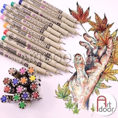 Bút line kháng nước Nhiều Màu SAKURA Micron (cây lẻ)