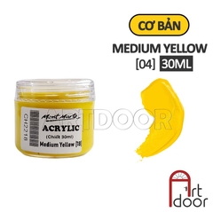 Màu vẽ Acrylic MONT MARTE Hũ (chiết 30ml) custom áo, vải, gỗ, kính, tô tượng, đất sét, số hóa