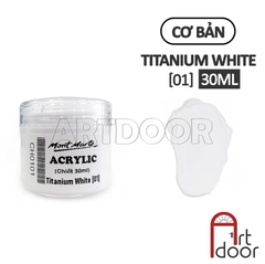 Màu vẽ Acrylic MONT MARTE Hũ (chiết 30ml) custom áo, vải, gỗ, kính, tô tượng, đất sét, số hóa