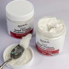 Cát Trắng trộn màu Acrylic MONT MARTE  siêu mịn (250ml) vẽ tranh 3D, tạo hiệu ứng đắp nổi - [xả kho]