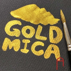 Mực vẽ Manga KURETAKE Mica Gold (60ml) nhũ vàng ánh kim