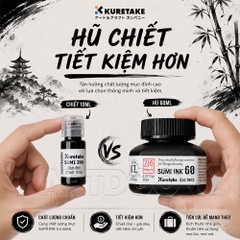 Mực vẽ Manga KURETAKE Nhật Bản, mực kháng nước nhẹ, vẽ truyện tranh, thư pháp, minh họa