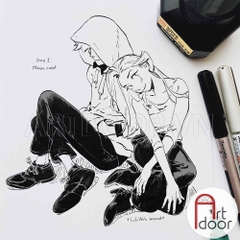 Mực vẽ Manga KURETAKE (Kháng Nước) vẽ truyện tranh, inktober, thư pháp, minh họa