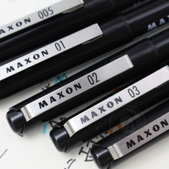 Bút line kháng nước Đen MAXON Sketch (cây lẻ) - 0.1 - [xả kho]