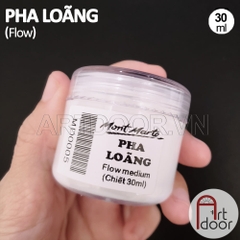 Pha loãng màu Acrylic MONT MARTE (Flow) khắc phục màu khô đặc, làm lỏng mướt màu