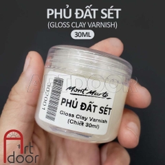 Phủ Bóng Acrylic MONT MARTE chống nước (Gloss/Matte) phủ lì trên vải, đất sét, tô tượng, kính, gỗ, đá