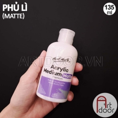Phủ Bóng Acrylic MONT MARTE chống nước (Chai Lớn) phủ lì trên vải, đất sét, tô tượng, kính, gỗ, đá