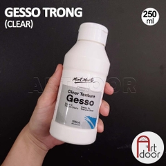 Sơn lót Acrylic MONT MARTE Gesso (chai lớn) giúp bám chắc, bền màu, dễ vẽ trên vải, nhựa, kính, gỗ, đá