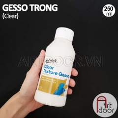 Sơn lót Acrylic MONT MARTE Gesso (chai lớn) giúp bám chắc, bền màu, dễ vẽ trên vải, nhựa, kính, gỗ, đá