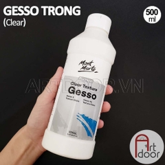 Sơn lót Acrylic MONT MARTE Gesso (chai lớn) giúp bám chắc, bền màu, dễ vẽ trên vải, nhựa, kính, gỗ, đá