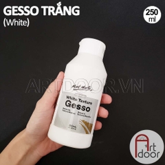 Sơn lót Acrylic MONT MARTE Gesso (chai lớn) giúp bám chắc, bền màu, dễ vẽ trên vải, nhựa, kính, gỗ, đá