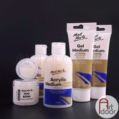 Phủ Bóng Acrylic MONT MARTE chống nước (Gloss/Matte) phủ lì trên vải, đất sét, tô tượng, kính, gỗ, đá