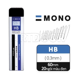 Bút chì kim bấm TOMBOW Basic bán chạy (đầu 03/05mm) dòng Mono Graph lắc đẩy ngòi