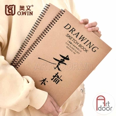 Sổ vẽ chì DRAWING Sketchbook mỏng 160gsm (vân mịn)