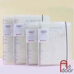 Sổ Caro luyện viết chữ HỒNG HÀ Subject dạng bìa Còng mỏng 100gsm