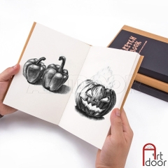 Sổ vẽ chì TAKEYO Remember Sketchbook may gáy mỏng 100gsm (vân mịn)