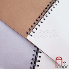 Sổ vẽ chì TAKEYO Sketchbook lò xo mỏng 160gsm (vân mịn, 50 tờ)