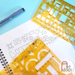 Thước vẽ kỹ thuật KEWEN chuyên vẽ nội thất