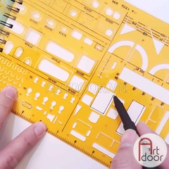 Thước vẽ kỹ thuật KEWEN chuyên vẽ nội thất