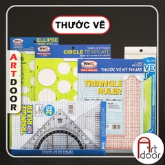 Thước vẽ kỹ thuật WINQ nội thất, kiến trúc, mỹ thuật (đủ loại)