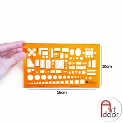 Thước vẽ kỹ thuật KEWEN chuyên vẽ nội thất