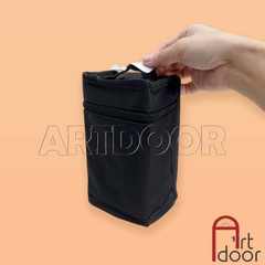 Túi xách đựng marker TOUCHLIIT vải đen khóa kéo