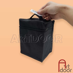 Túi xách đựng marker TOUCHLIIT vải đen khóa kéo