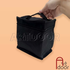 Túi xách đựng marker TOUCHLIIT vải đen khóa kéo