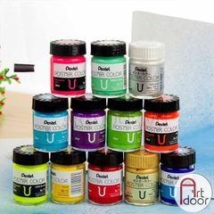 Màu vẽ Poster PENTEL hũ lớn (30ml) học vẽ trang trí màu, luyện thi kiến trúc mỹ thuật