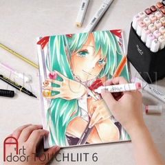 Bút marker TOUCHLIIT 6 (màu Da) vẽ da người, truyện tranh, manga, minh họa