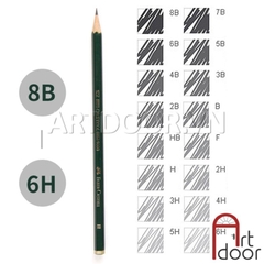 Bút chì phác thảo FABER CASTELL 9000 chống gãy (cây lẻ)