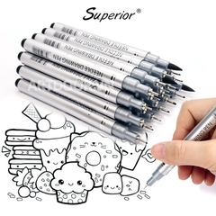 Bút line kháng nước Đen SUPERIOR (cây lẻ)