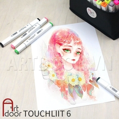 Bút marker TOUCHLIIT 6 (số 0~120) diễn họa kiến trúc, đô thị, đồ án nội thất