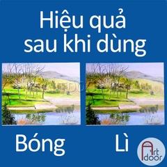 Phủ Bóng Acrylic MONT MARTE chống nước (Chai Lớn) phủ lì trên vải, đất sét, tô tượng, kính, gỗ, đá