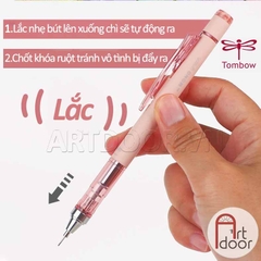Bút chì kim bấm TOMBOW Limited đủ các dòng (đầu 05mm) dòng Mono Graph lắc đầy ngòi