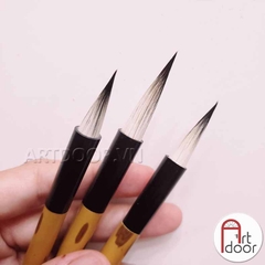 Cọ vẽ đầu Tròn thư pháp ART SECRET lông Ngựa Thỏ (BPR04) - [xả kho]