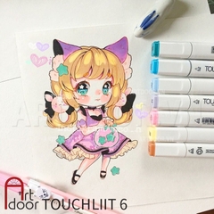 Bút marker TOUCHLIIT 6 (số 121~293) diễn họa kiến trúc, đô thị, đồ án nội thất
