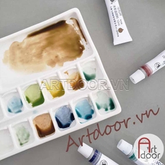 Khay Bảng pha màu Nước ART SECRET bằng Sứ (palette)