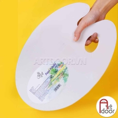 Khay Bảng pha màu ART SECRET Oval bằng Nhựa Acrylic (palette)